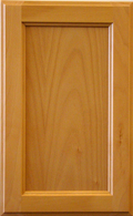 Beech Beaded Recessed Panel - Natural